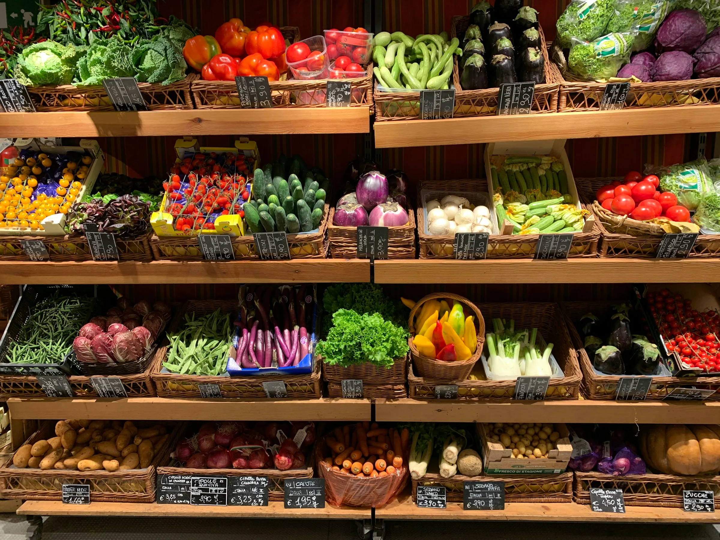 Capital de Trabajo: Qué Es y Cómo Usarlo en su Negocio 2 Sección de frutas y verduras de un supermercado con inventario financiado