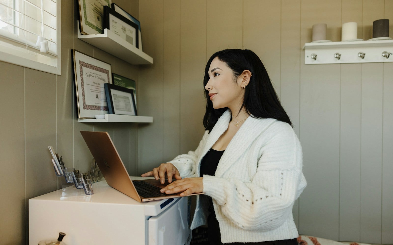 Business Loans in 24 Hours: Timeline, Requirements and How to Qualify 2 Business owner applying online for a 24-hour business loan on her laptop